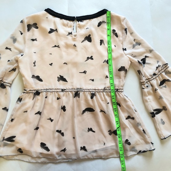 Chelsea & Violet Butterfly Bell Sleeve Blouse - Picture 9 of 10